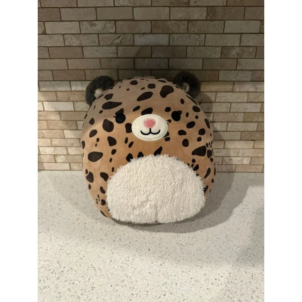 Squishmallows Kei the Cheetah 12‎ Inch Soft Plush Toy KellyToy Soft Belly